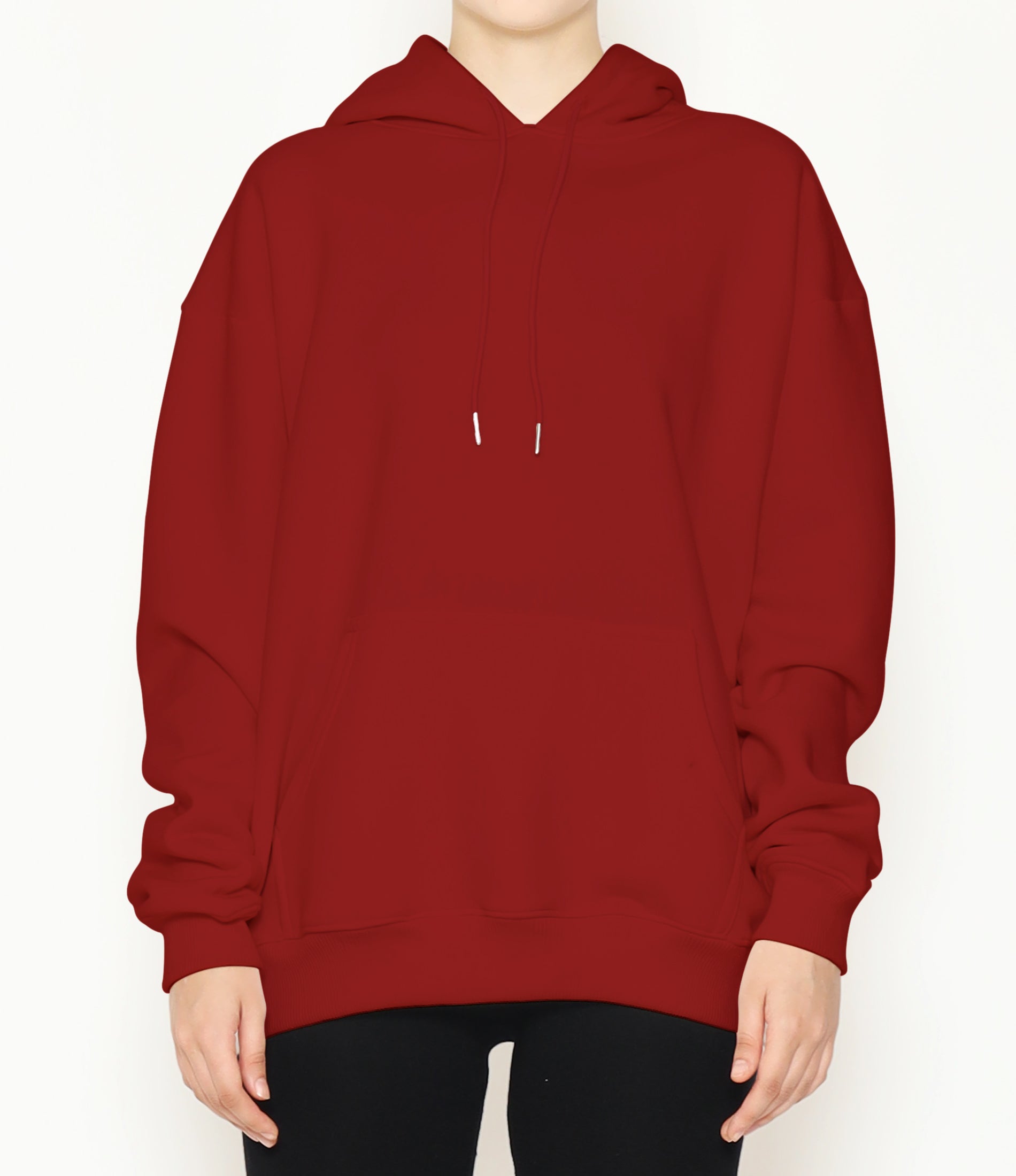 Classic Maroon Oversize Hoodie