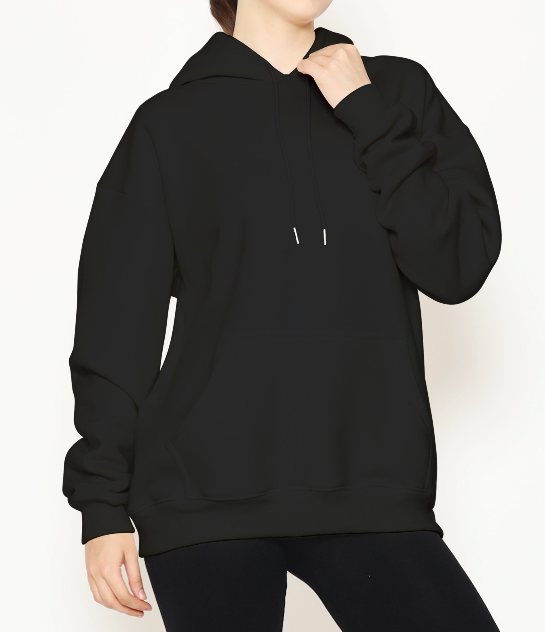 Classic Black Oversize Hoodie