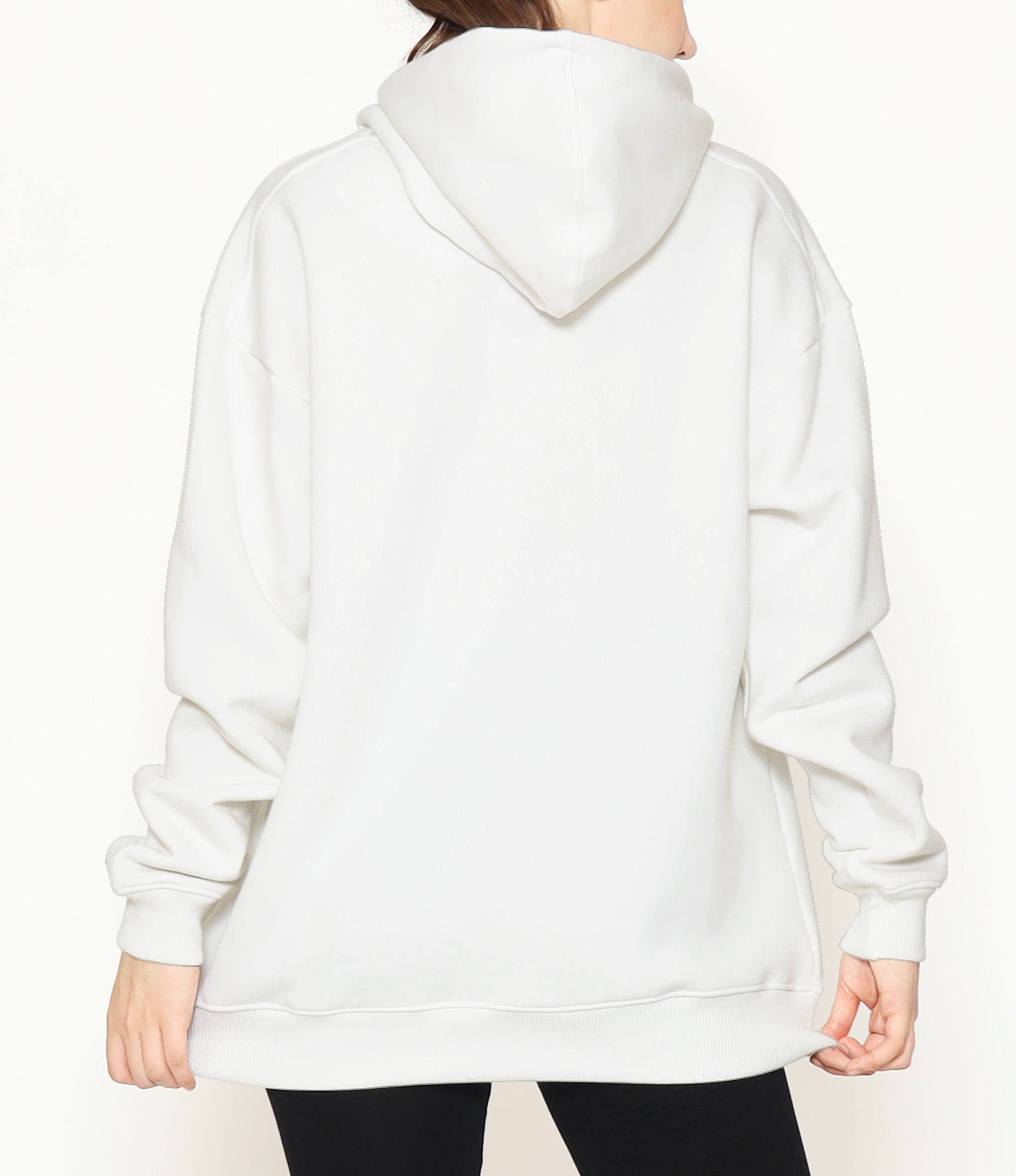 Classic White Oversize Hoodie
