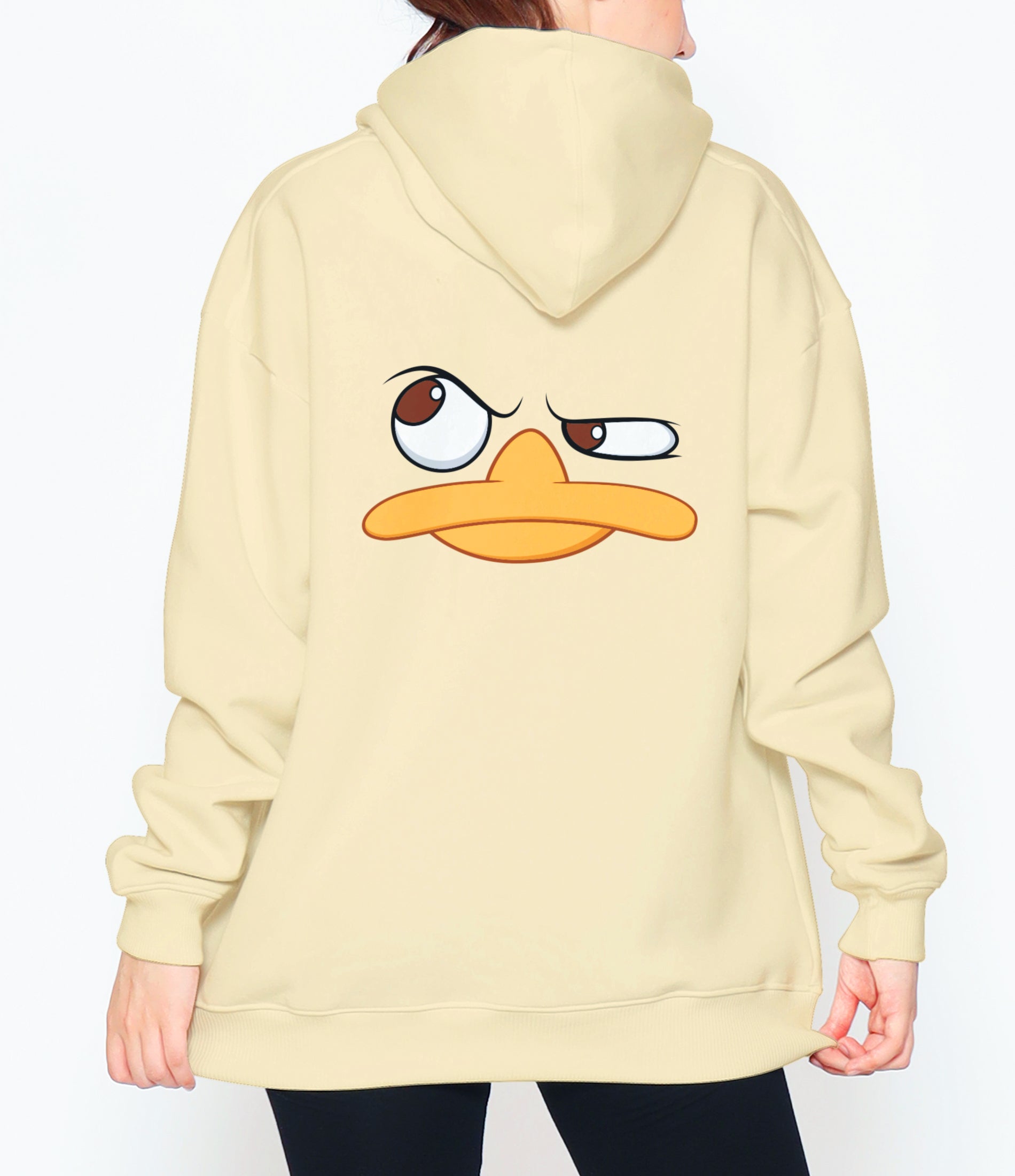 Duck Face Oversized Hoodie