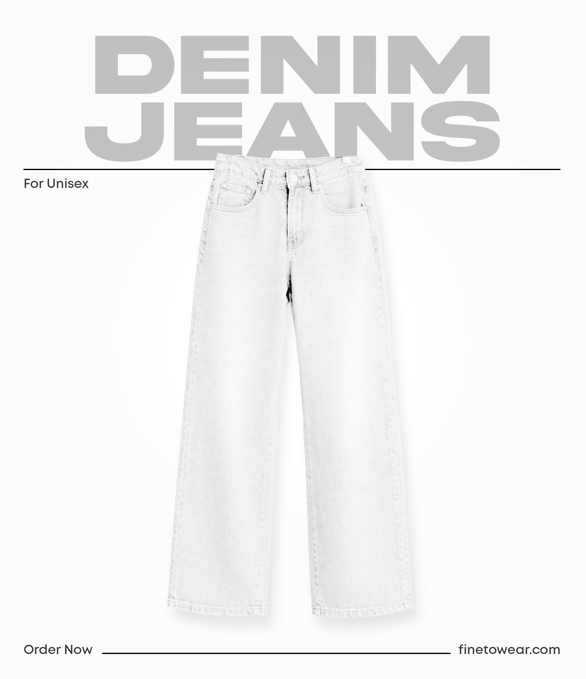 White Wide Leg Jeans