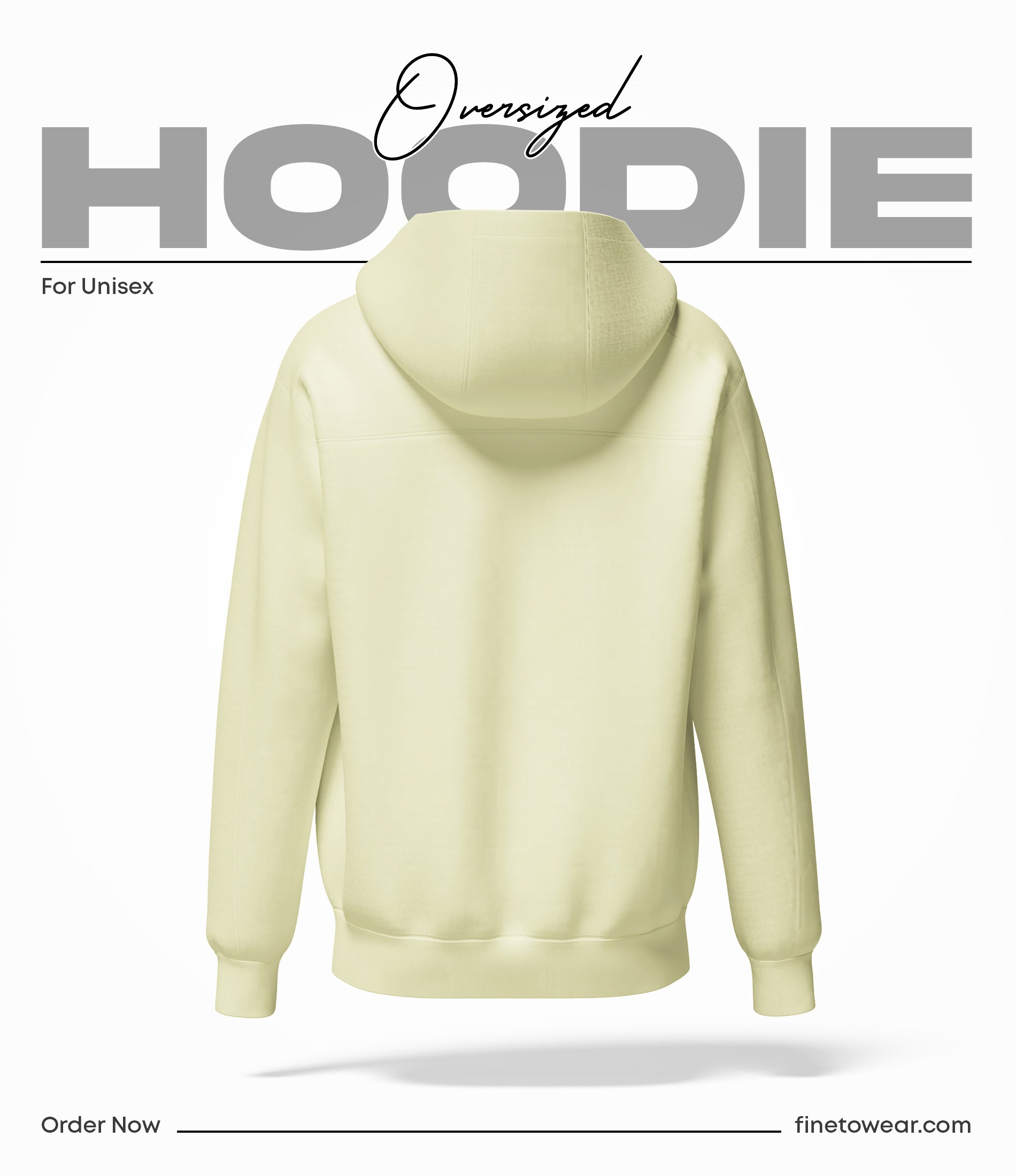 Classic Beige Oversize Hoodie