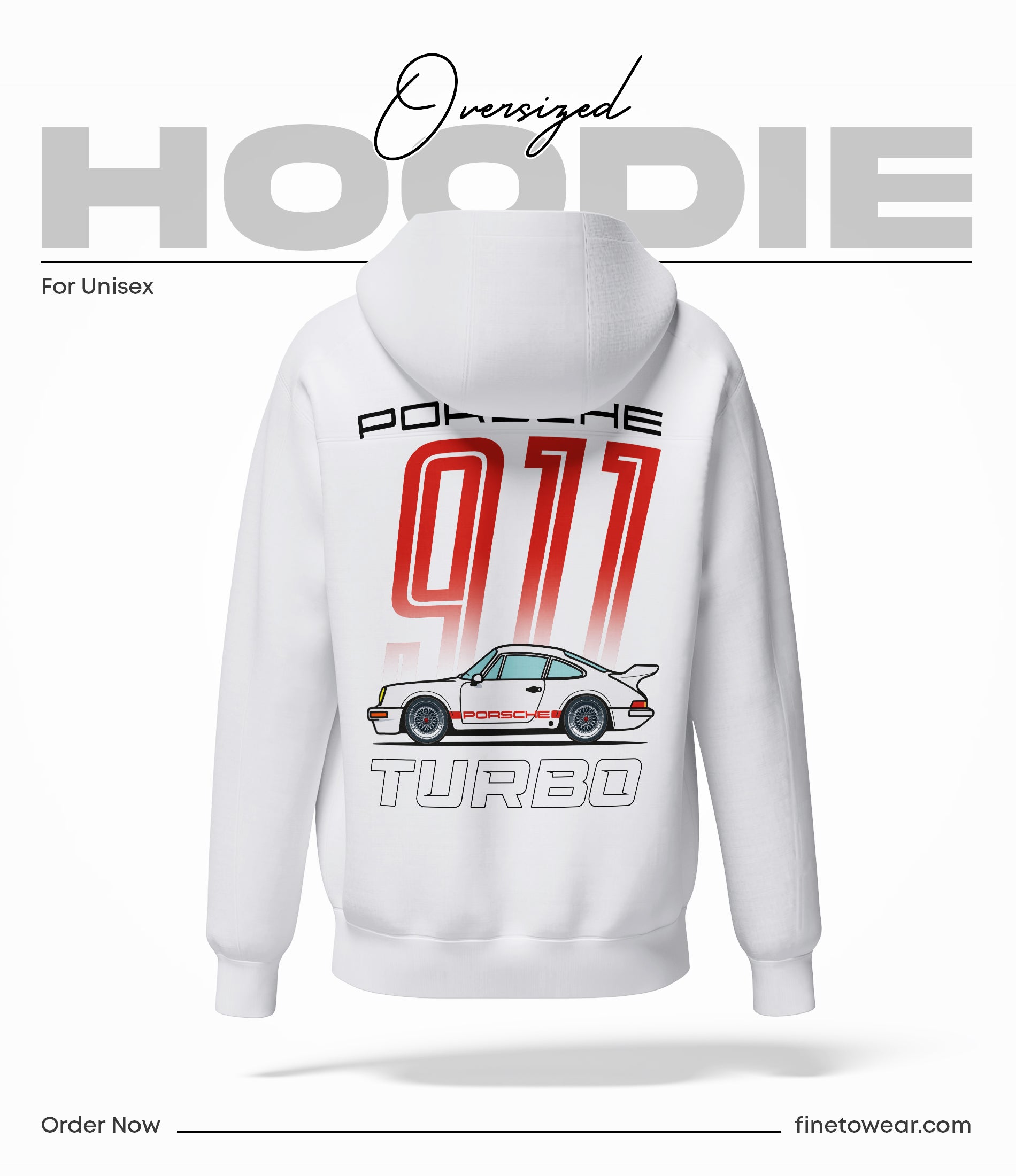 Porsche Oversized Hoodie
