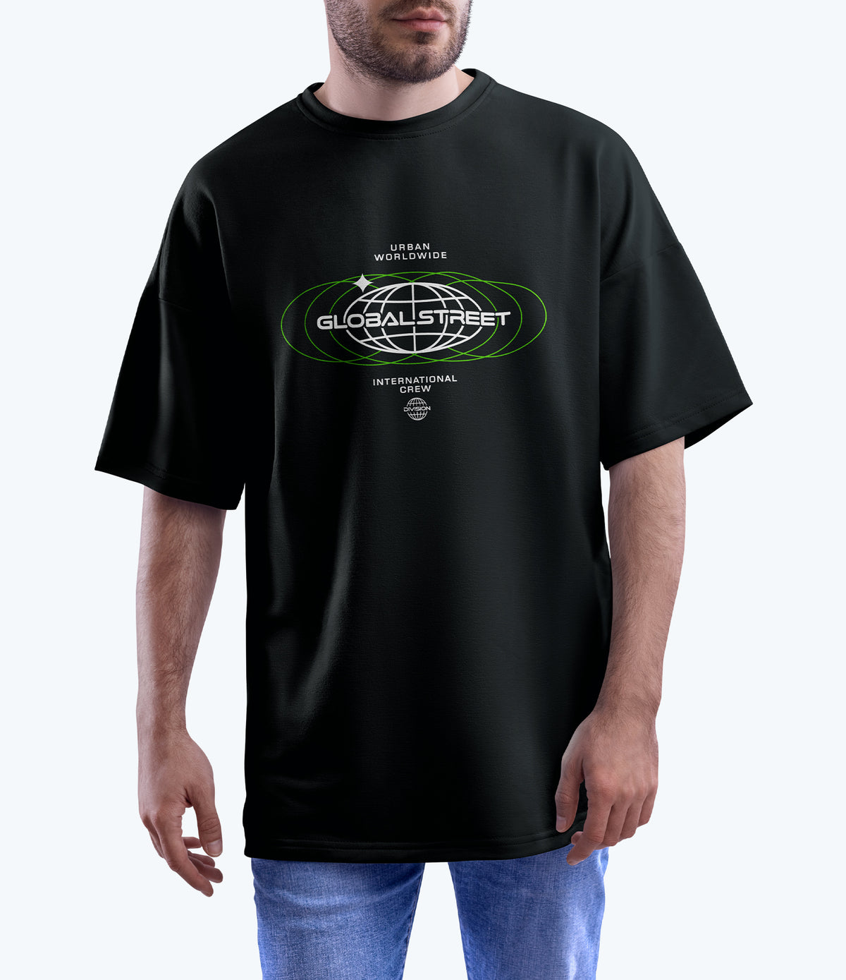 Global Street Urban Drop Shoulder Tee