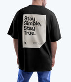 Stay True Drop Shoulder Tee