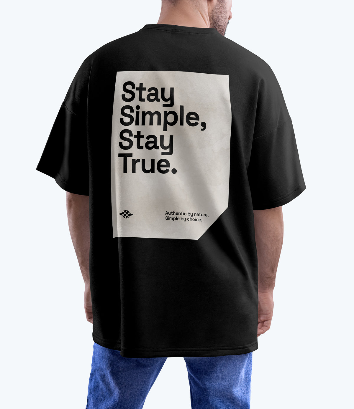Stay True Drop Shoulder Tee