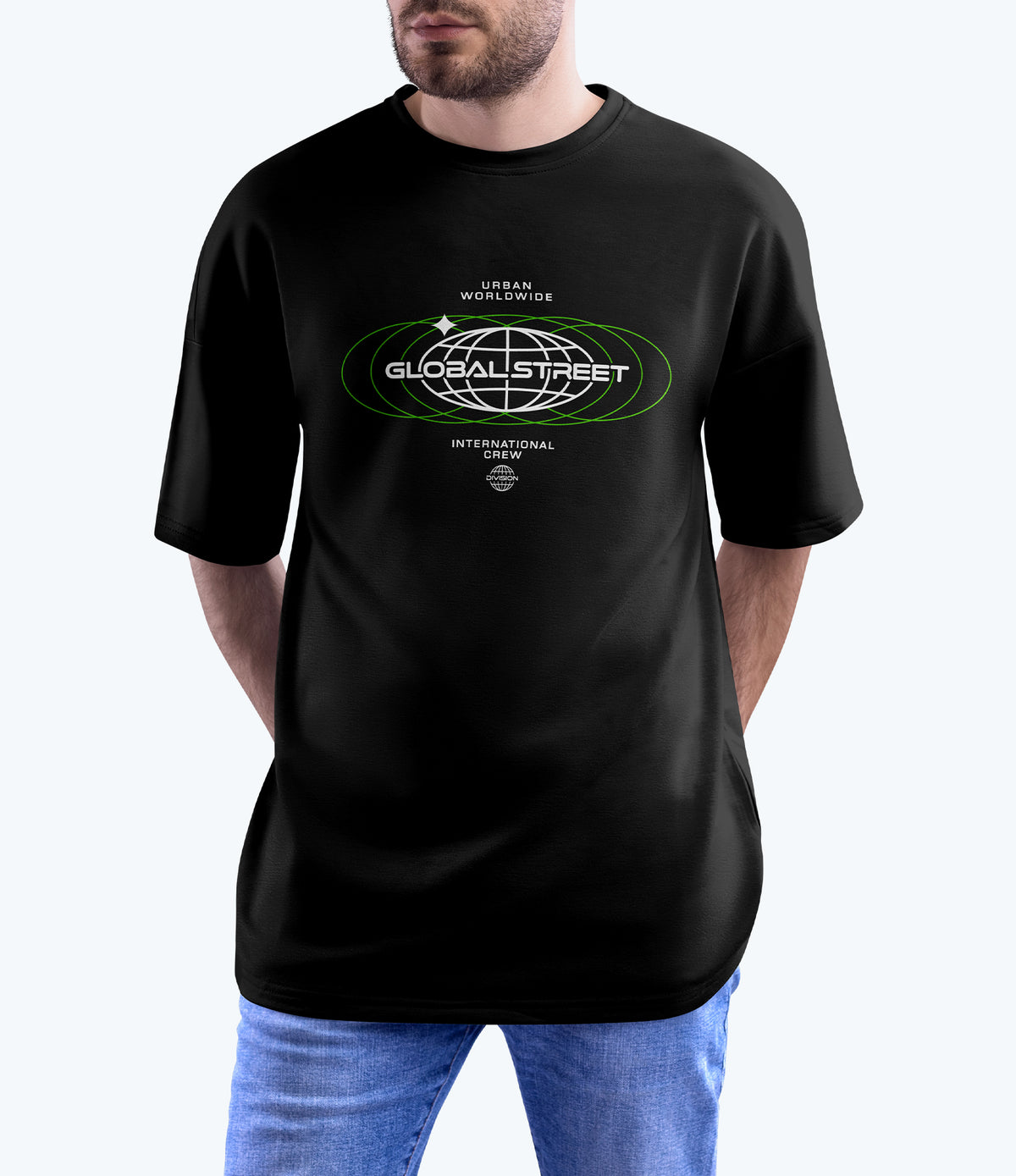 Global Street Urban Drop Shoulder Tee