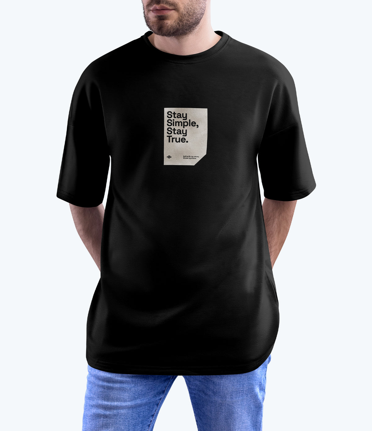 Stay True Drop Shoulder Tee