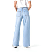 Sky Blue Wide Legs Jeans