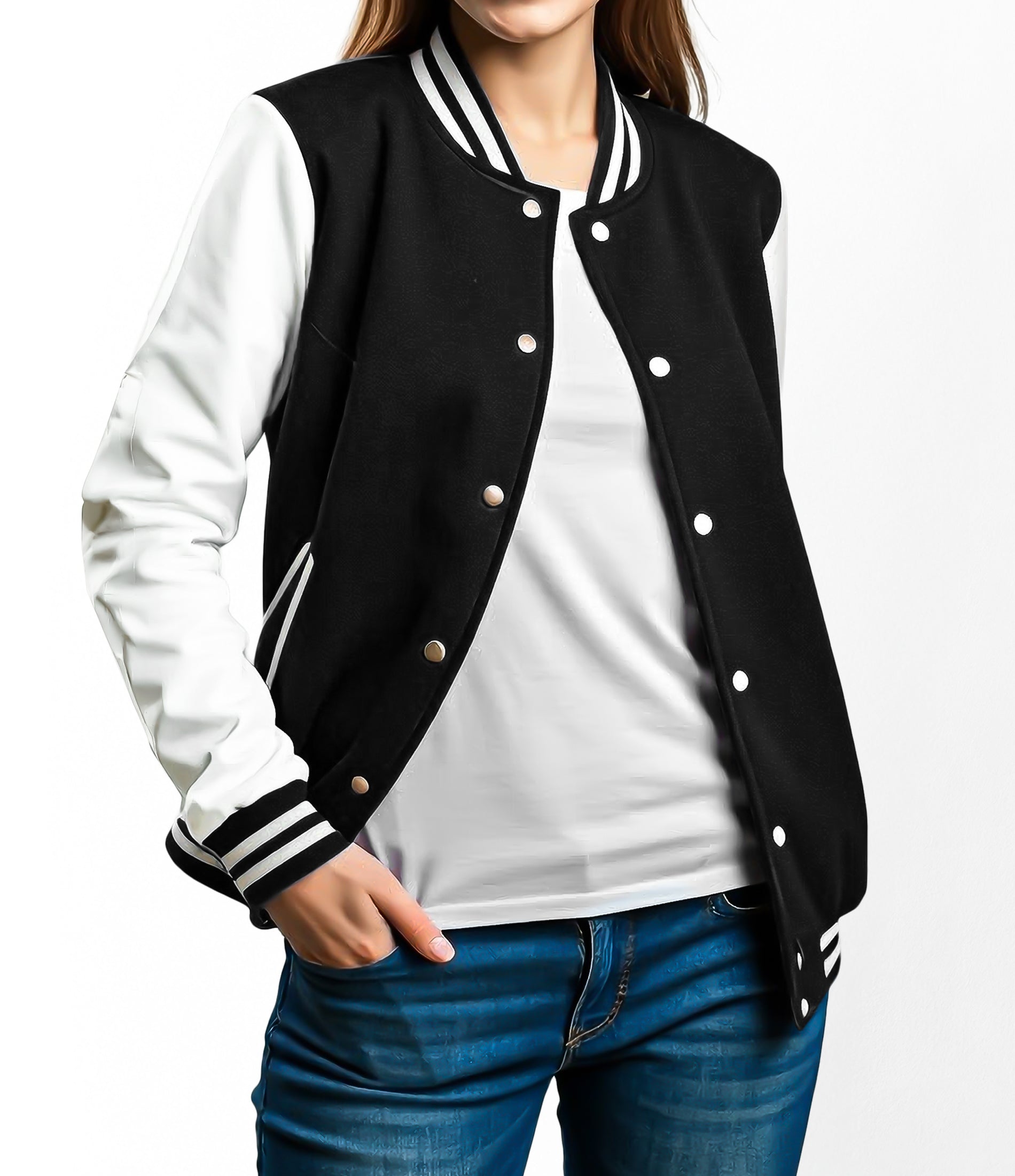 Black Varsity Baseball Jacket