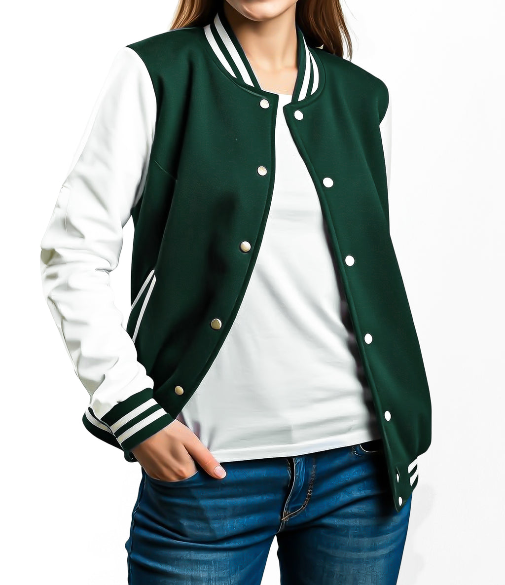 Green Varsity Baseball Jacket