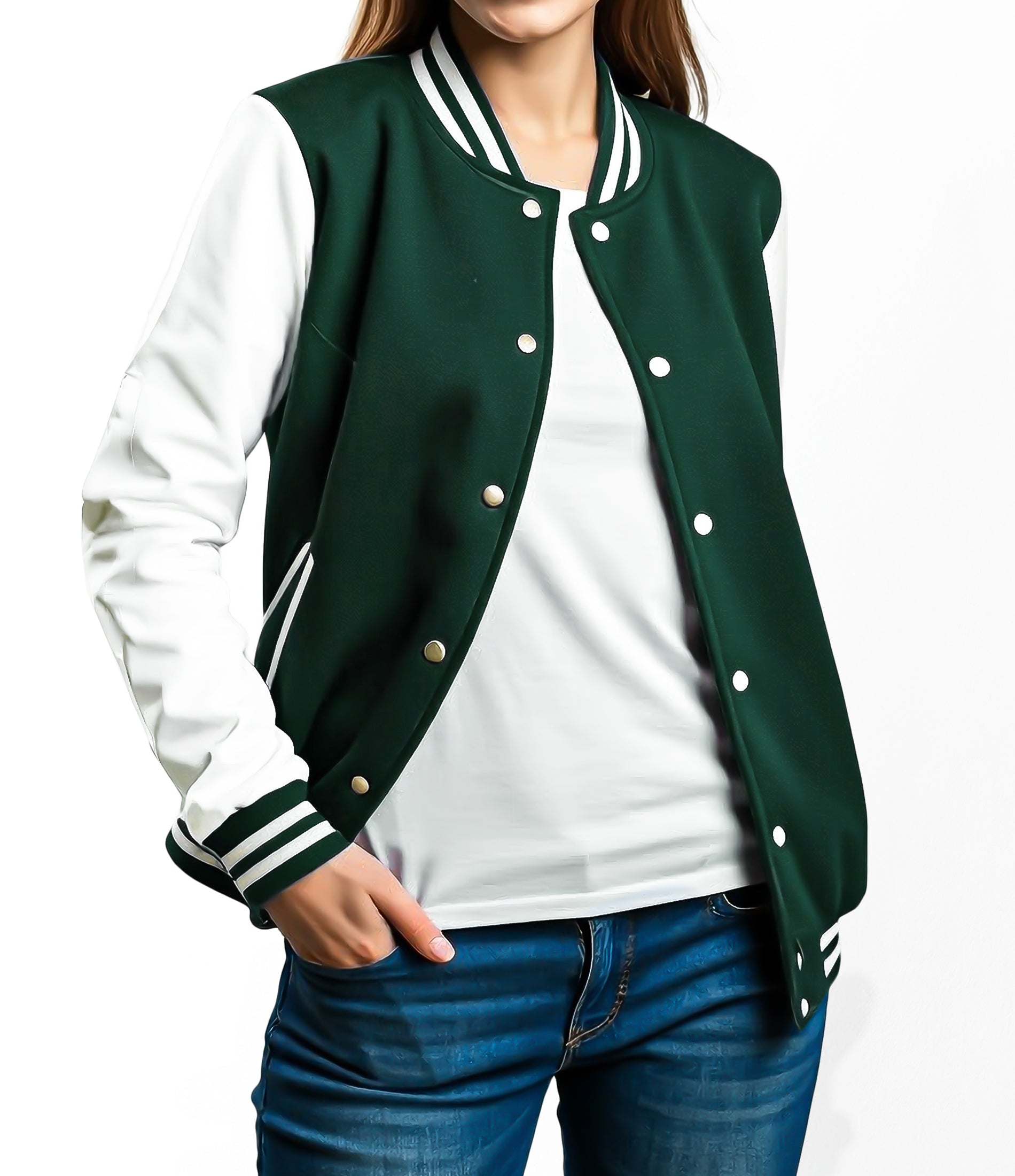 Green Varsity Baseball Jacket
